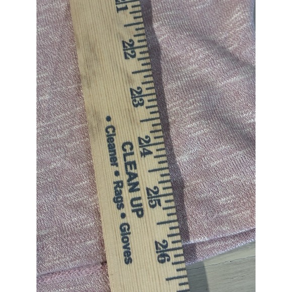 Ava & Viv Top Womens 1X Heather Pink V Neck Dolman Sleeve Plus Size Casual - Picture 8 of 16